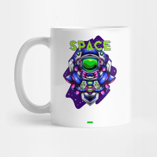 Space Time  Robot Astronaut Mug